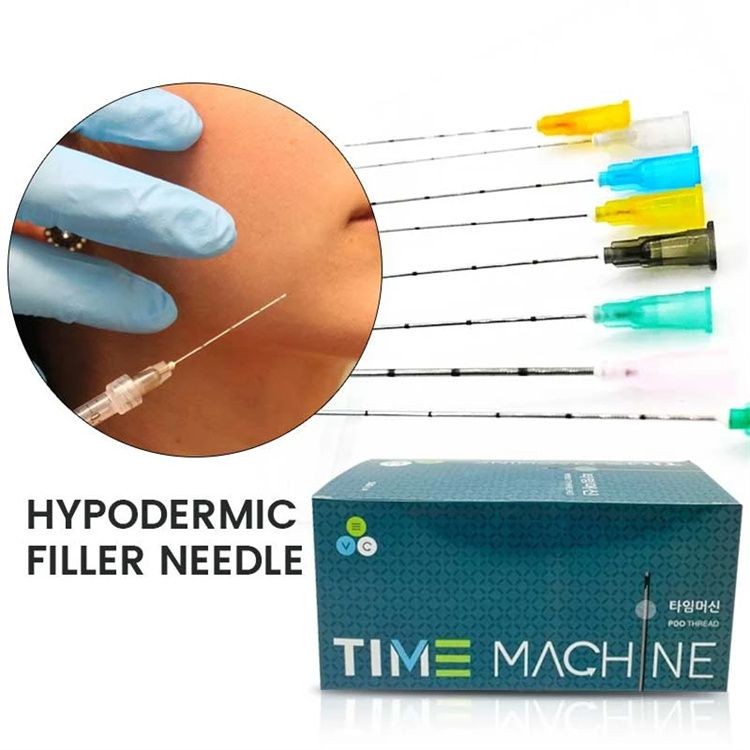 microcannula 25g 50mm 70mm Blunt Tip Micro Cannula Needle for Injectable Hyaluronic Acid Fillers