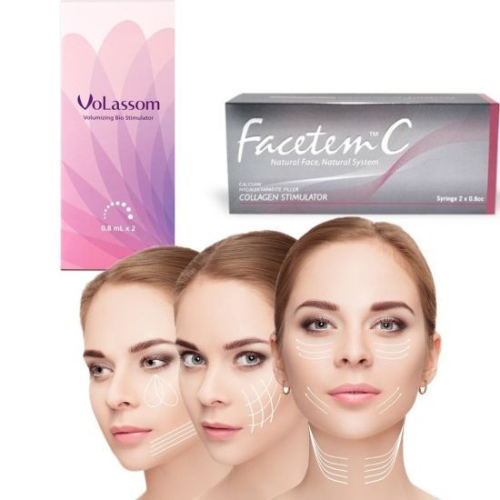 Volassom Calcium Hydroxyapatite Filler Injectable Dermal Filler Skin Booster Dermal Filler Eyes Rejeunesse Revolax Eptq