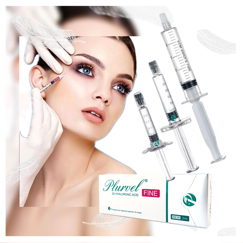 Plurvel Factory Price Manufacturer Ce Fine Cross Linked Hyaluronic Acid Dermal Filler Facial Filler For Wrinkles Thin L