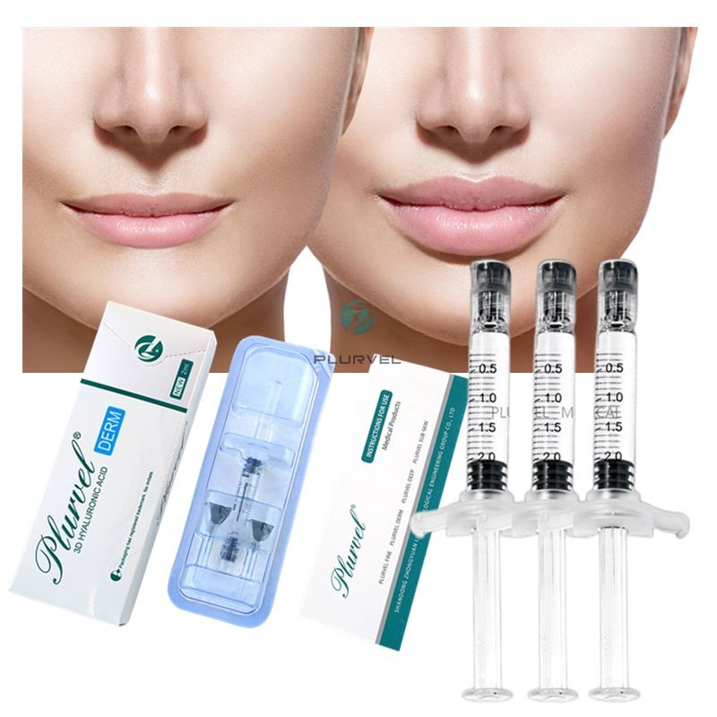 Plurvel Factory Price Manufacturer Ce Fine Cross Linked Hyaluronic Acid Dermal Filler Facial Filler For Wrinkles Thin L