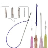 Pcl Pdo Thread Lifting Fios De Pdo Needle Hilos Tensores Cog 12D Thread for Nasolabial Folds Lift