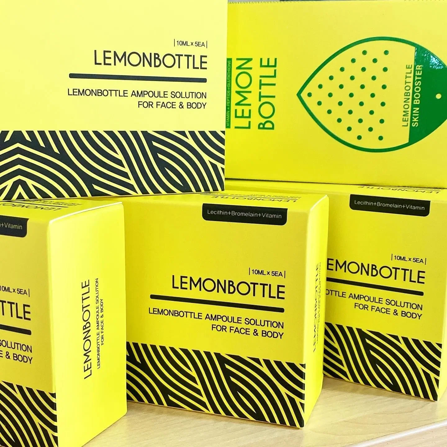 Lemon Bottle Solution Lipolysis for Face and Body 10ml X 5 Lipolysis Injection Lose Weight Slimming Injection Kybella B