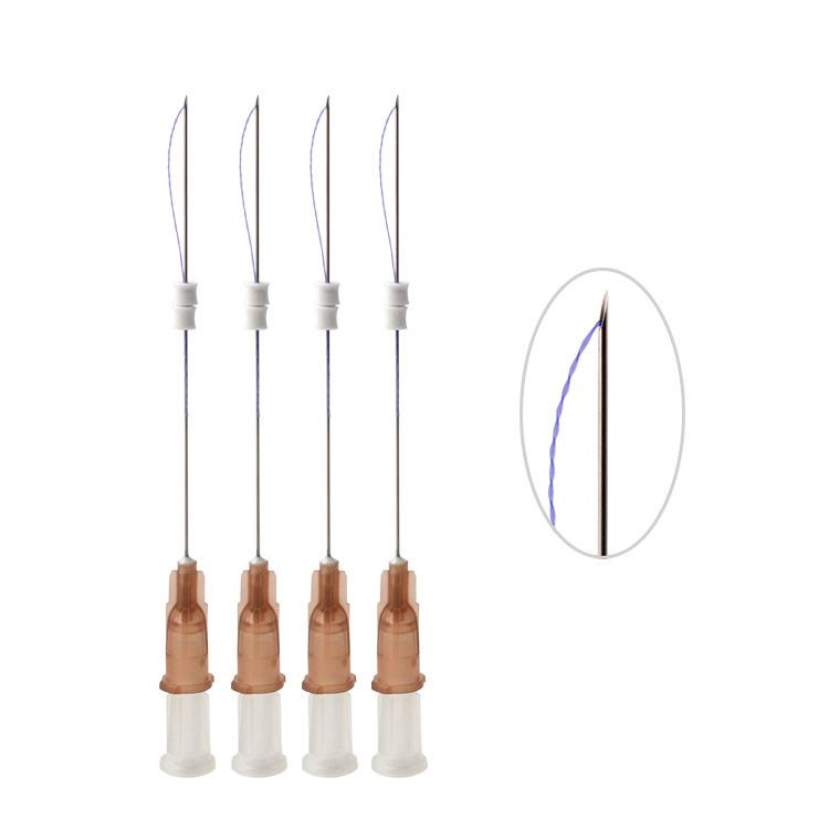 Eye Eyebrow Forehead Pdo Thread Blunt Needle 4D 6D Cog Thread Lifting