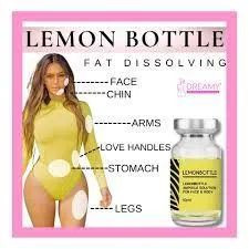 Lemon Bottle Solution for Body 10ml X 5 Lipolysis Injection Slimming Injection Kybella Lemonbottle Fat Dissolving