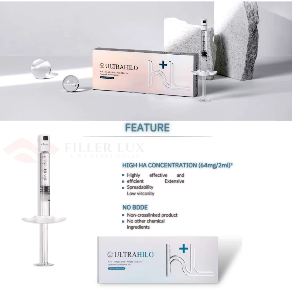 Ultrahilo Hyaluronic Acid Injection Skin Booster Anti Aging and Wrinkle Removal